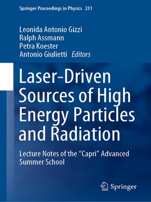 cover image of Laser-Driven Sources of High Energy Particles and Radiation